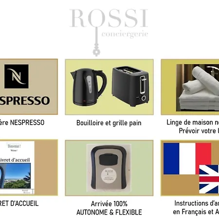 T2 Magellan Parking Prive Wifi - Centre-ville - Rossiconciergerie - Linge En Option